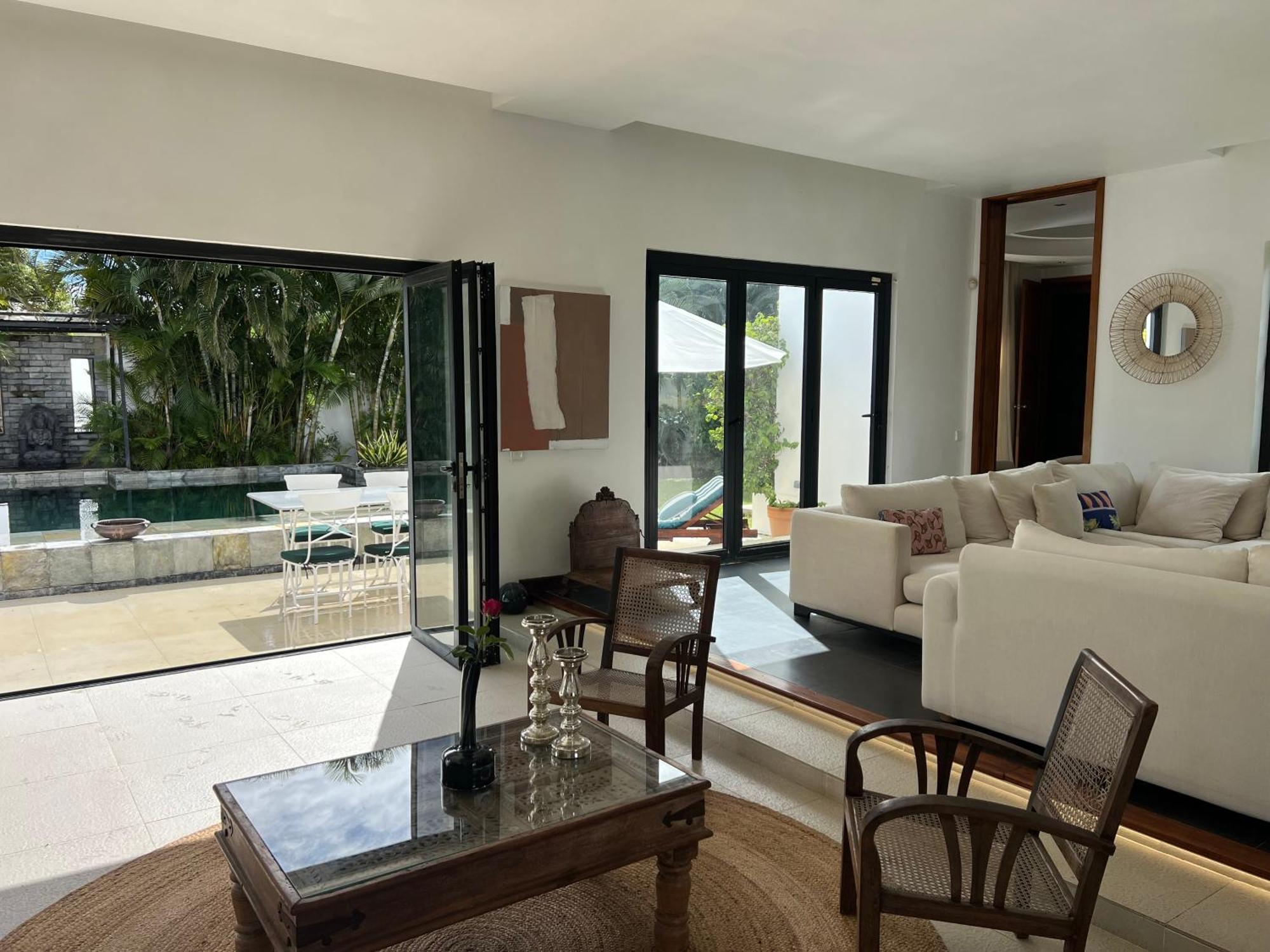 Blue Palm With Private Pool & Tropical Garden Cap Malheureux